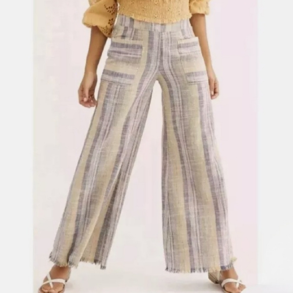 FREE PEOPLE Wide Leg Pants - Picture 2 of 16